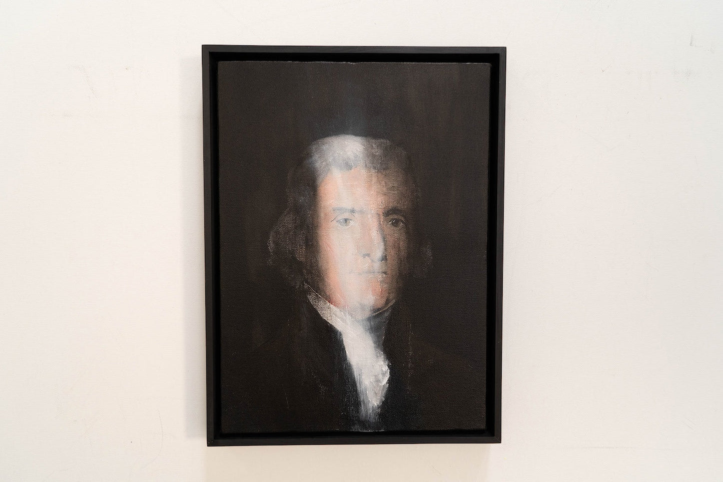 UNTITLED Portrait work (Thomas Jefferson) contemporary painting