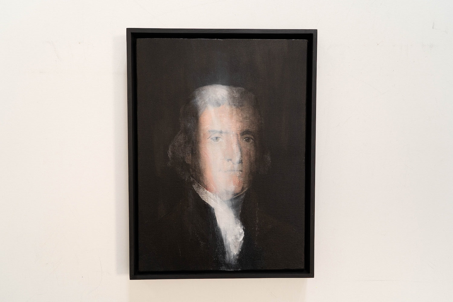 UNTITLED Portrait work (Thomas Jefferson) contemporary painting
