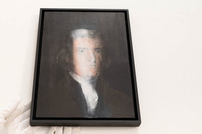 UNTITLED Portrait work (Thomas Jefferson) contemporary painting