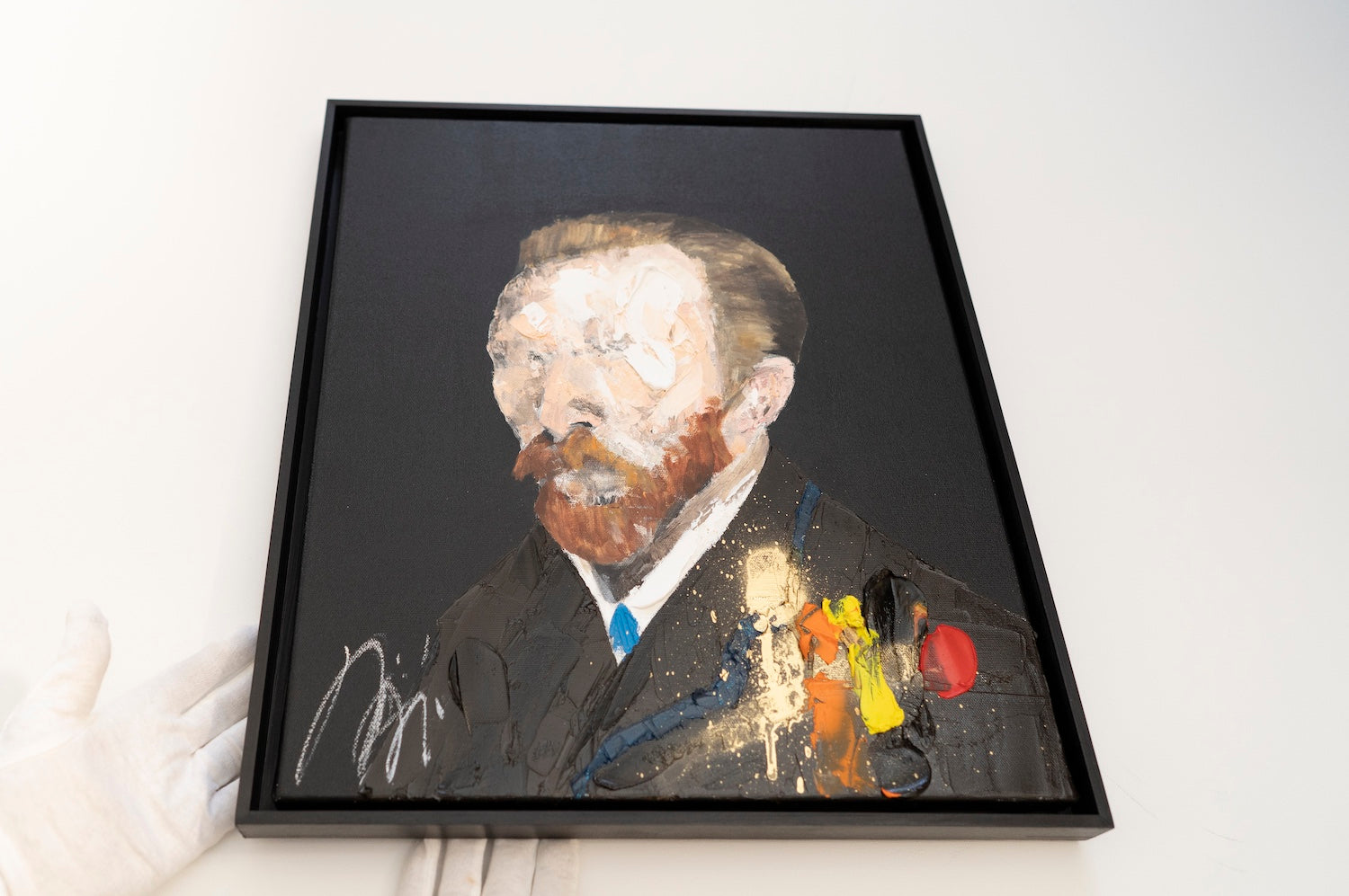 UNTITLED Portrait work (Van Gogh) contemporary painting art