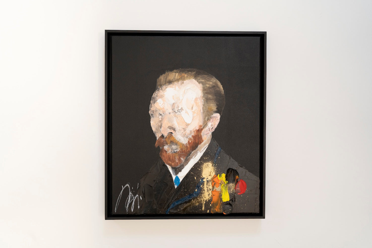 UNTITLED Portrait work (Van Gogh) contemporary painting art