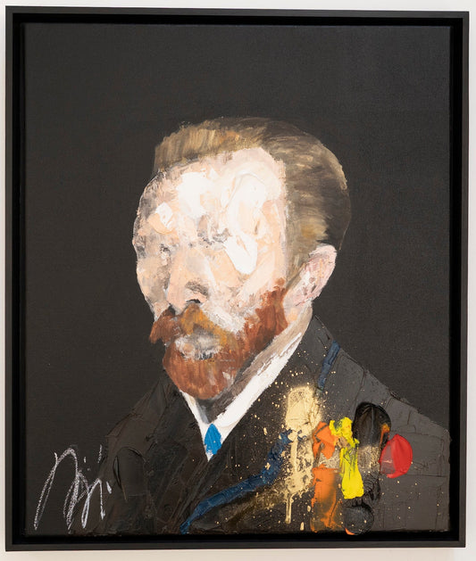 UNTITLED Portrait work (Van Gogh) contemporary painting art
