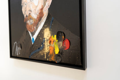 UNTITLED Portrait work (Van Gogh) contemporary painting art