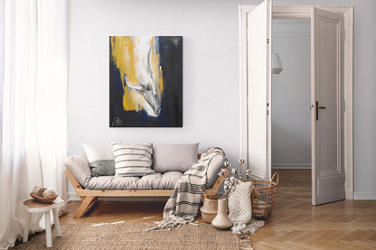 contemporary painting Whale